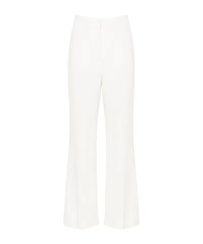 Casablanca Bouclé Tailored Trousers In White