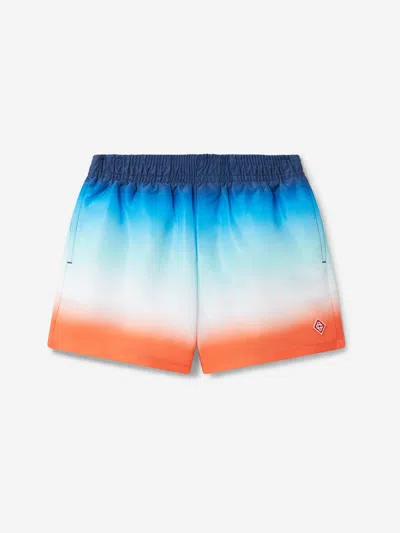 Casablanca Kids'  Boys Gradient Swim Shorts In Blue
