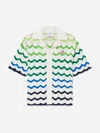 Casablanca Gradient-wave Shirt In Multi