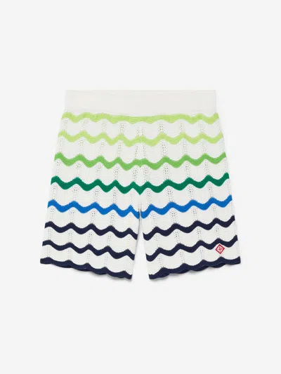 Casablanca Kids'  Boys Wave Knit Shorts In Multi