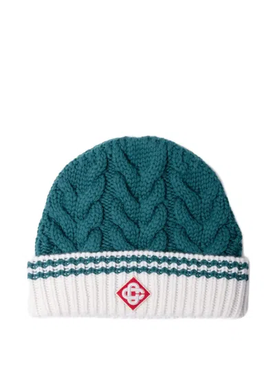 Casablanca Cable-knit Beanie
