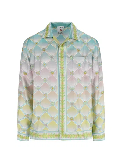 CASABLANCA CADY ICONS SILK SHIRT