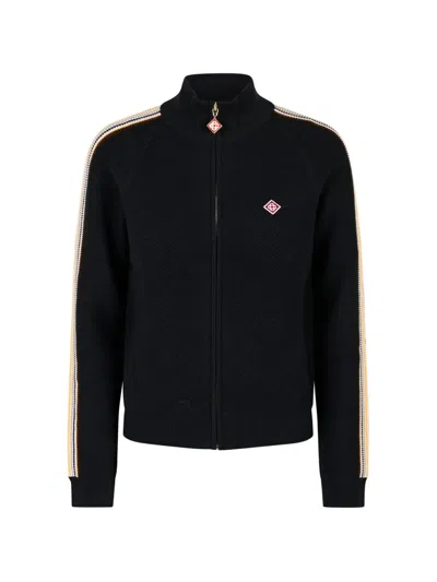 Casablanca Café Culture Cardigan In Black
