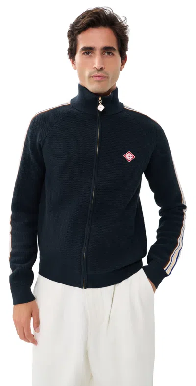 Casablanca Cafe Culture Track Jacket Multi In Blue