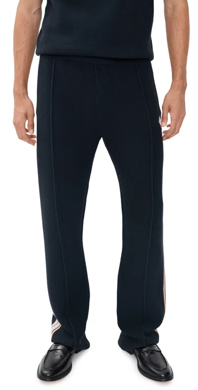 Casablanca Cafe Culture Track Trousers Multi In Black