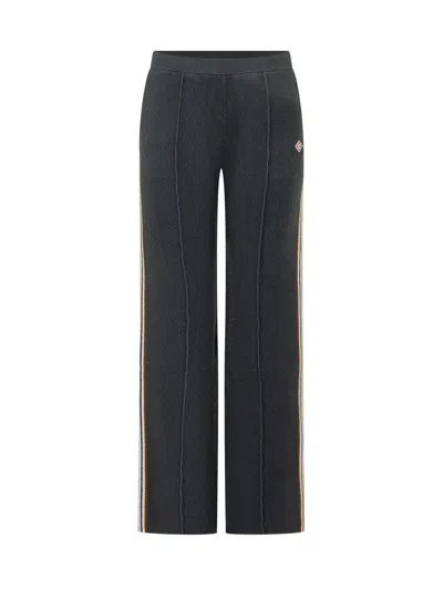 Casablanca Cafe Stripe Trouser In Gray