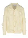 Casablanca Cream Cotton Shirt Men In Cream