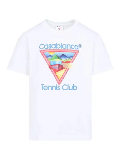 CASABLANCA TENNIS CLUB ICON T-SHIRT