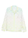 Casablanca Candy Icons-print Silk Shirt In Multi