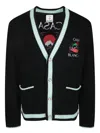 Casablanca Men's Casa Mountain Cardigan In Black