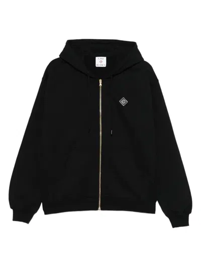 CASABLANCA CASABLANCA "CASA CHROME" FULL ZIP HOODIE CLOTHING