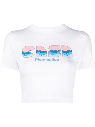Casablanca Casa Clouds Screen Printed Stretch Baby Tshirt