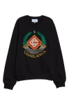 Casablanca Casa Crest-embroidered Sweatshirt In Casa Crest