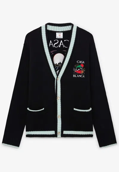 CASABLANCA CASA MOUNTAIN TEMPLE CARDIGAN