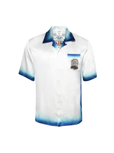 CASABLANCA CASABLANCA CASA SKATE WAY SHIRT WHITE