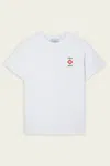 CASABLANCA CASA SPORT ICON 3D PRINTED OVERSIZED TEE IN WHITE