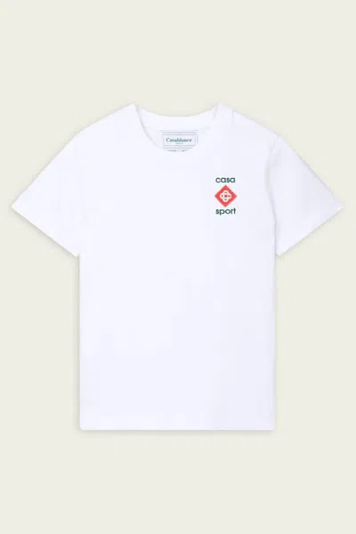 Casablanca Casa Sport Icon T-shirt In White
