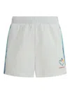 Casablanca Windbreaker Shorts In White