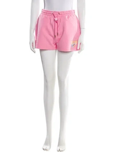 Pre-owned Casablanca Casa Surf Mini Shorts W/ Tags In Pink
