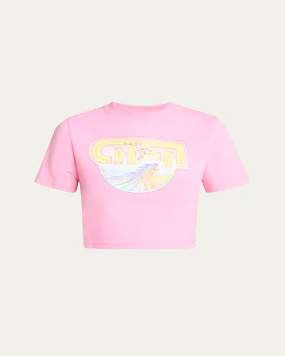 Casablanca Casa Surf Printed Baby Tee