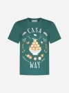 Casablanca Casa Way Organic Cotton T-shirt In Green