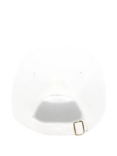 Casablanca "casa Way Mountain" Embroidered Cap In Brown