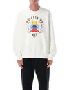 Casablanca Casa Way Mountain Embroidered Sweatshirt In White
