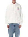 Casablanca Cotton Sweatshirt With Front Pocket And Hood In Neutral