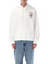 Casablanca Cotton Sweatshirt With Front Pocket And Hood In Neutral