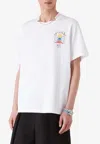 Casablanca Casa Way Mountain Printed T-shirt In White