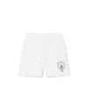 Casablanca Mens Casa Way Mountain Cotton-jersey Sweat Shorts In White