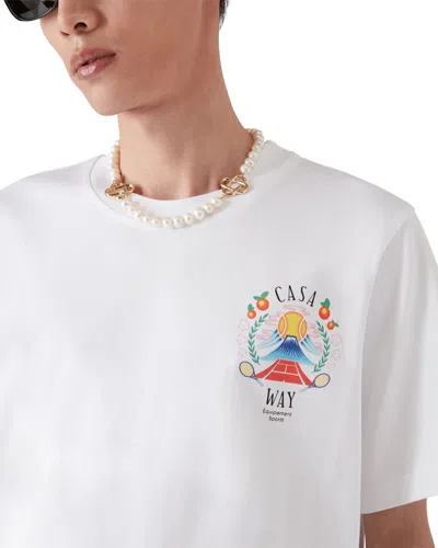CASABLANCA CASABLANCA CASA WAY MOUNTAIN T-SHIRT