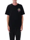Casablanca Casa Way Mountain Printed Organic Cotton-jersey T-shirt In Black