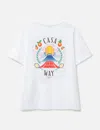 Casablanca Casa Way Mountain T-shirt In White