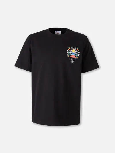 Casablanca Casa Way Mountain T-shirt In Black
