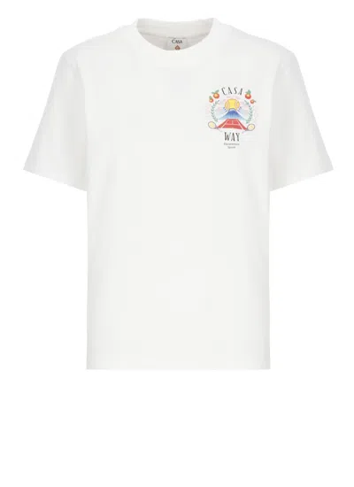 CASABLANCA CASA WAY MOUNTAIN T-SHIRT
