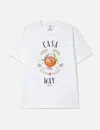 Casablanca Print T-shirt In White