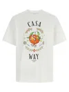 Casablanca Print T-shirt In White