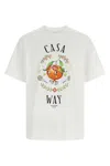 Casablanca Print T-shirt In White