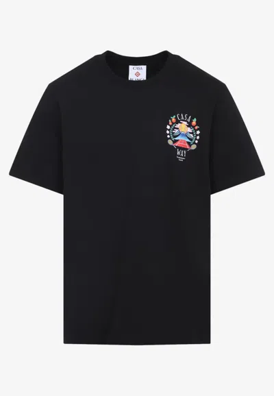 CASABLANCA CASA WAY PRINT T-SHIRT