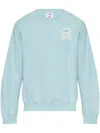 Casablanca The Beauty Of The World Cotton Sweatshirt In Blue