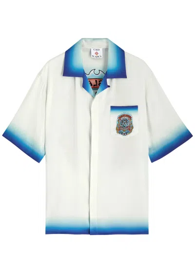 CASABLANCA CASABLANCA CASA WAY SKATE SILK SHIRT