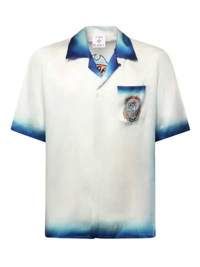 CASABLANCA CASA WAY SKATE SILK SHIRT