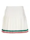 Casablanca Casaway Tennis Mini Skirt In Blanco