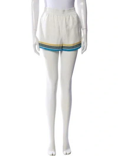 Pre-owned Casablanca 'casa Way Stripe' Mini Shorts In Neutral