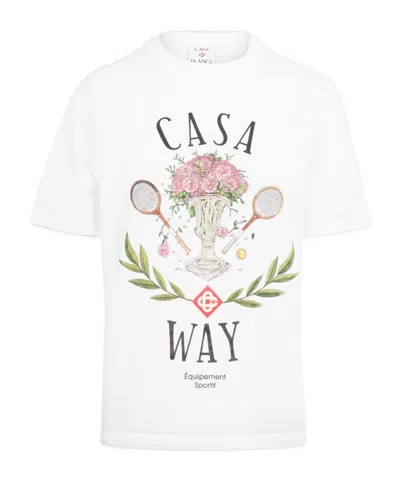 Casablanca Casa Way T-shirt In Yellow