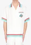 Casablanca Casa Way World Series Silk Shirt In White