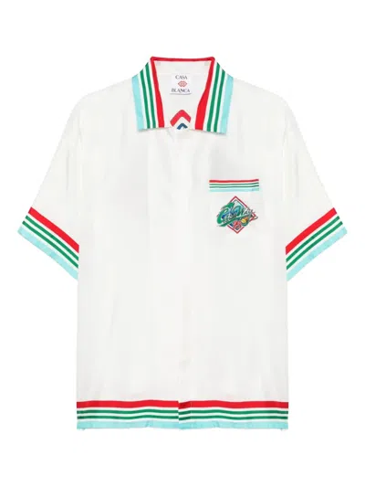 Casablanca Casa Way World Series Graphic-print Short-sleeve Shirt
