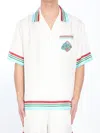 Casablanca Casa Way World Series Silk Shirt In White