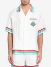 Casablanca Casa Way World Series Silk Shirt In White